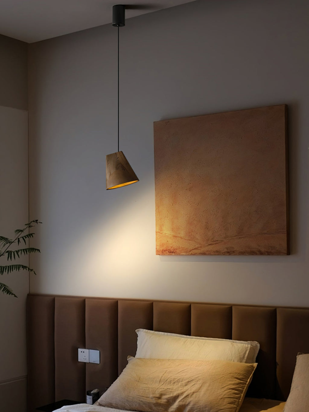 Bellwood Wood Bell Pendant Light - product view 19