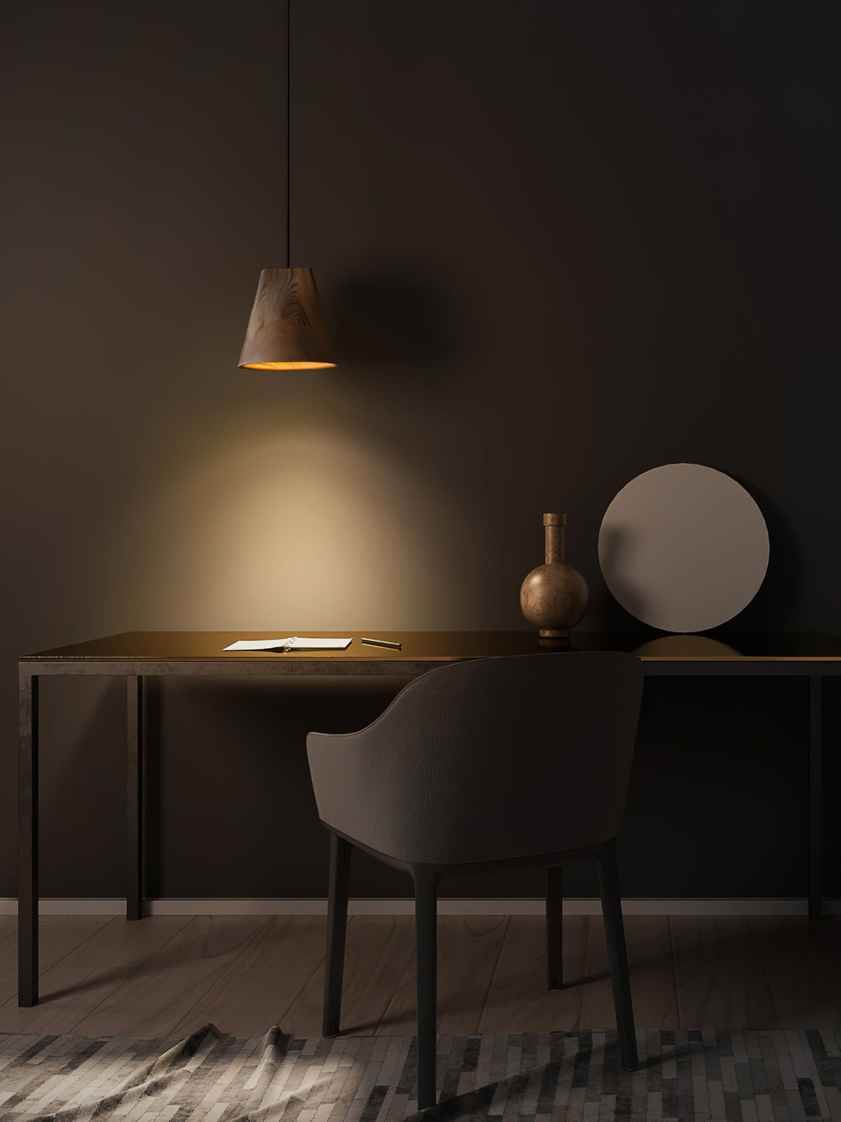 Bellwood Wood Bell Pendant Light - product view 24