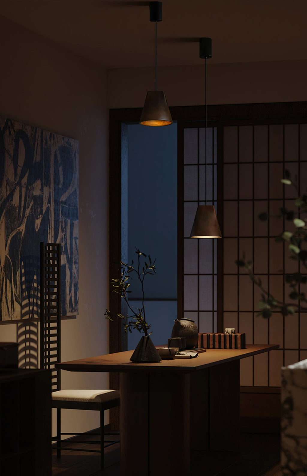 Bellwood Wood Bell Pendant Light - product view 28