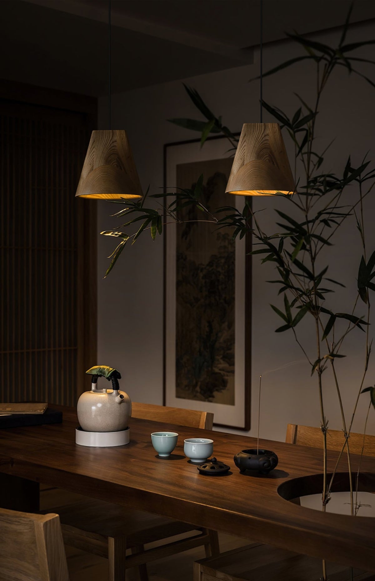 Bellwood Wood Bell Pendant Light - product view 29