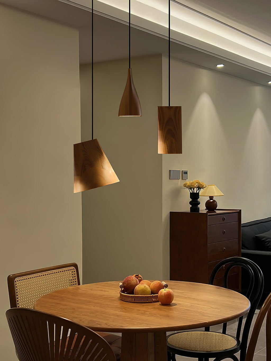 Bellwood Wood Bell Pendant Light - product view 45