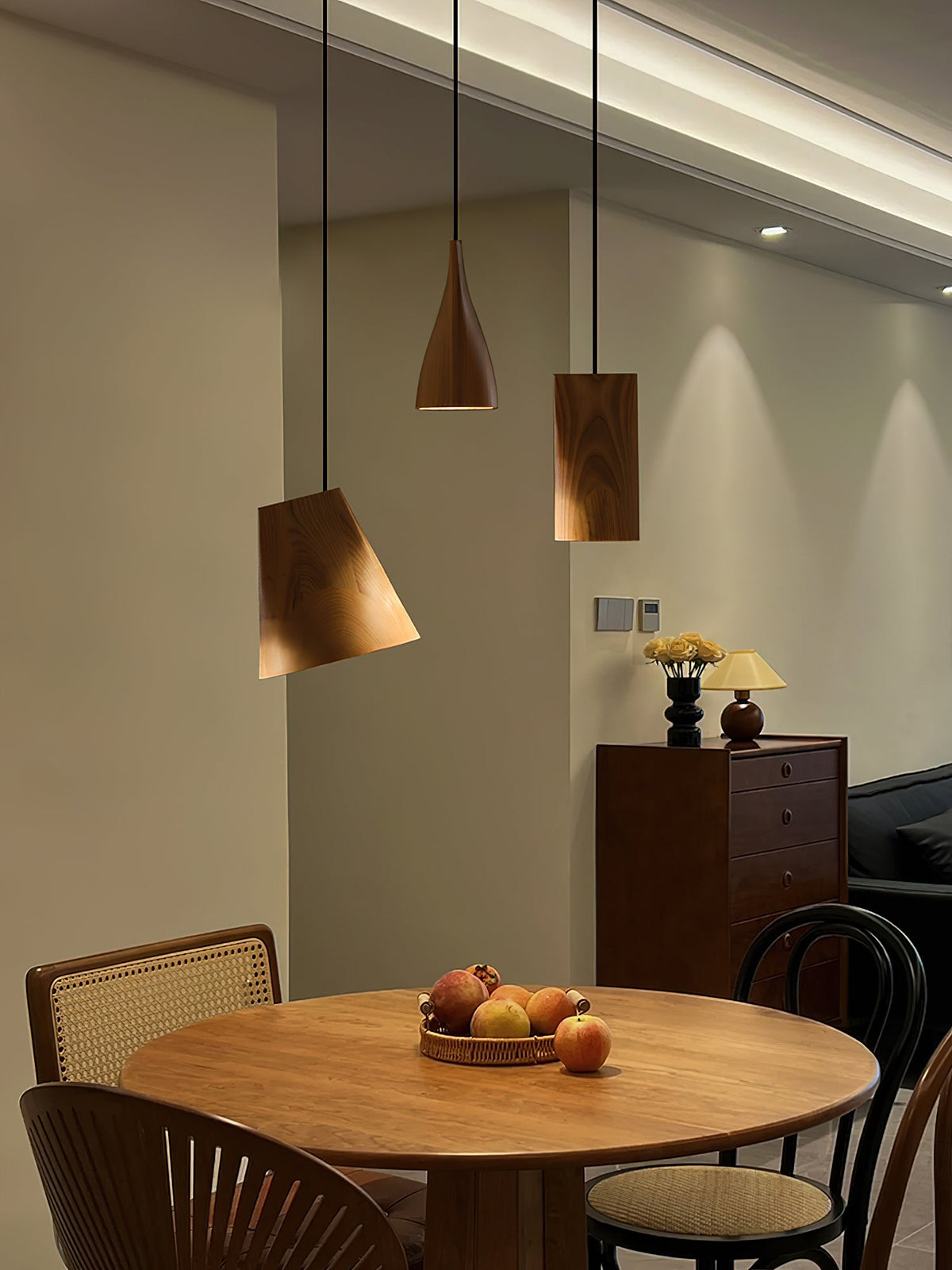 Bellwood Wood Bell Pendant Light - product view 45