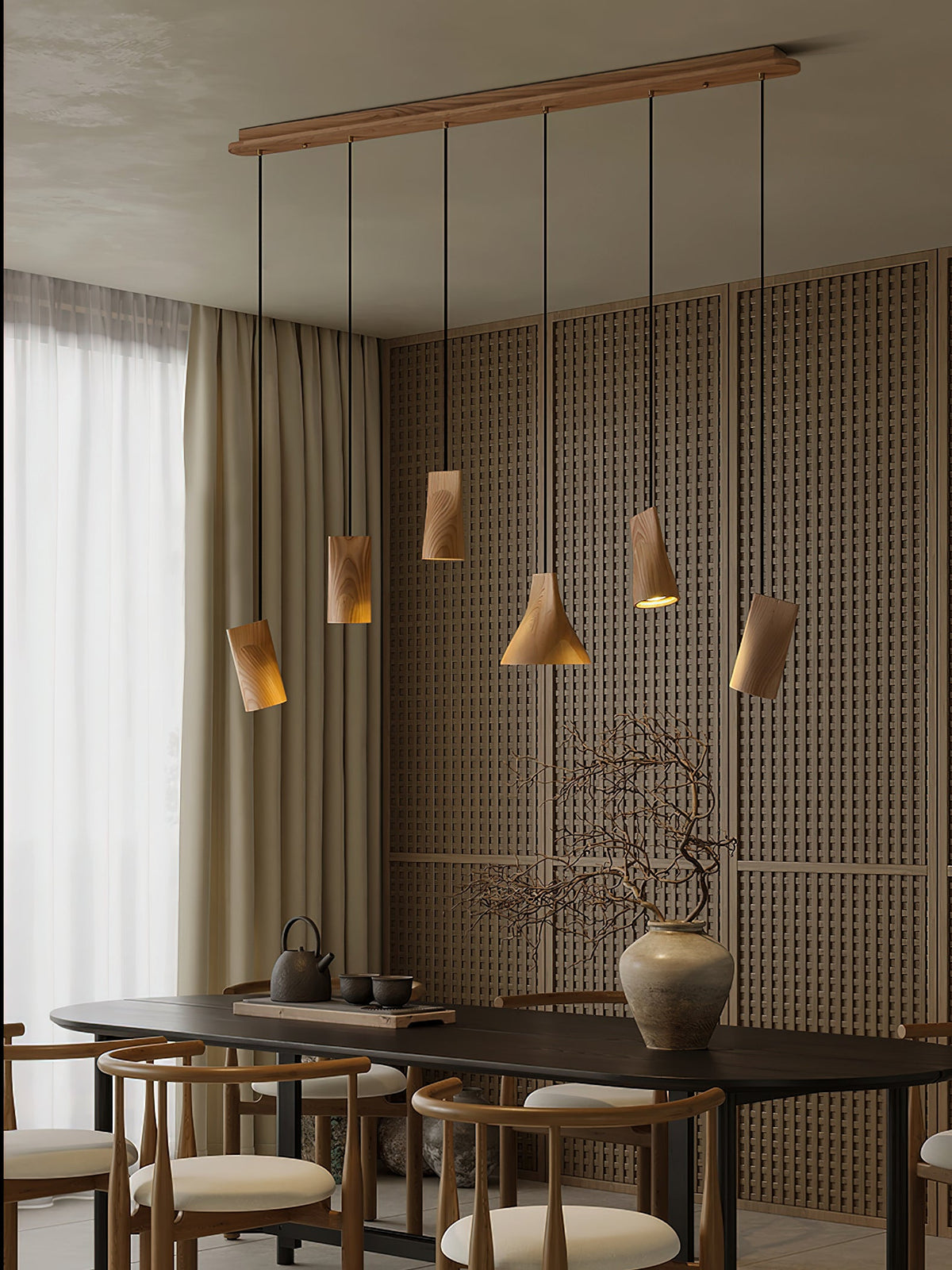 Bellwood Wood Bell Pendant Light - product view 53