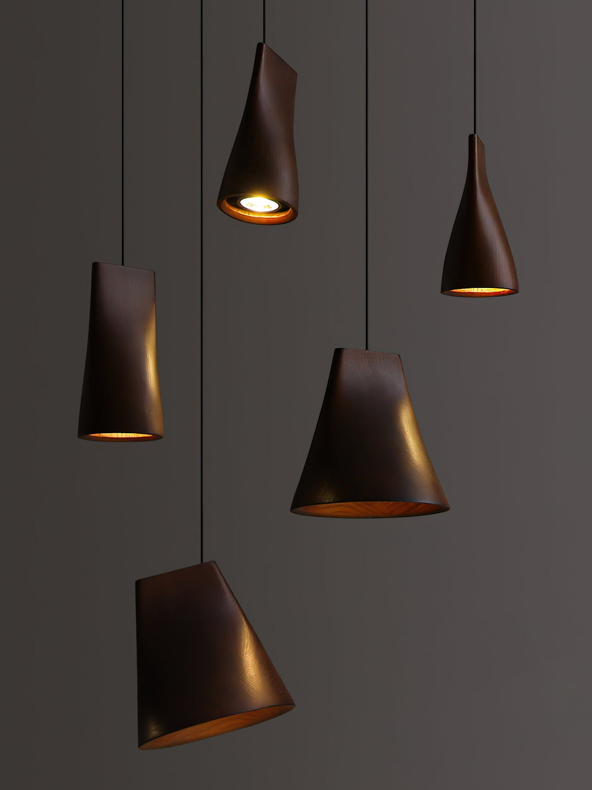 Bellwood Wood Bell Pendant Light - product view 54