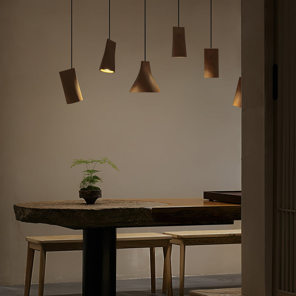 Bellwood Wood Bell Pendant Light - product view 55