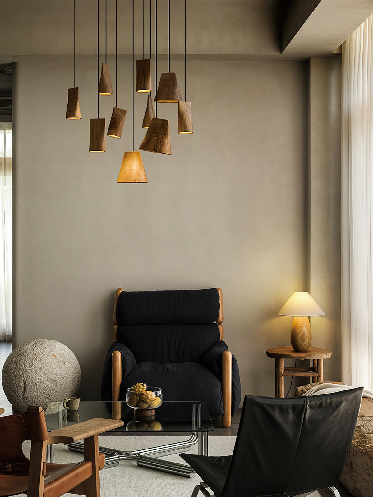 Bellwood Wood Bell Pendant Light - product view 78