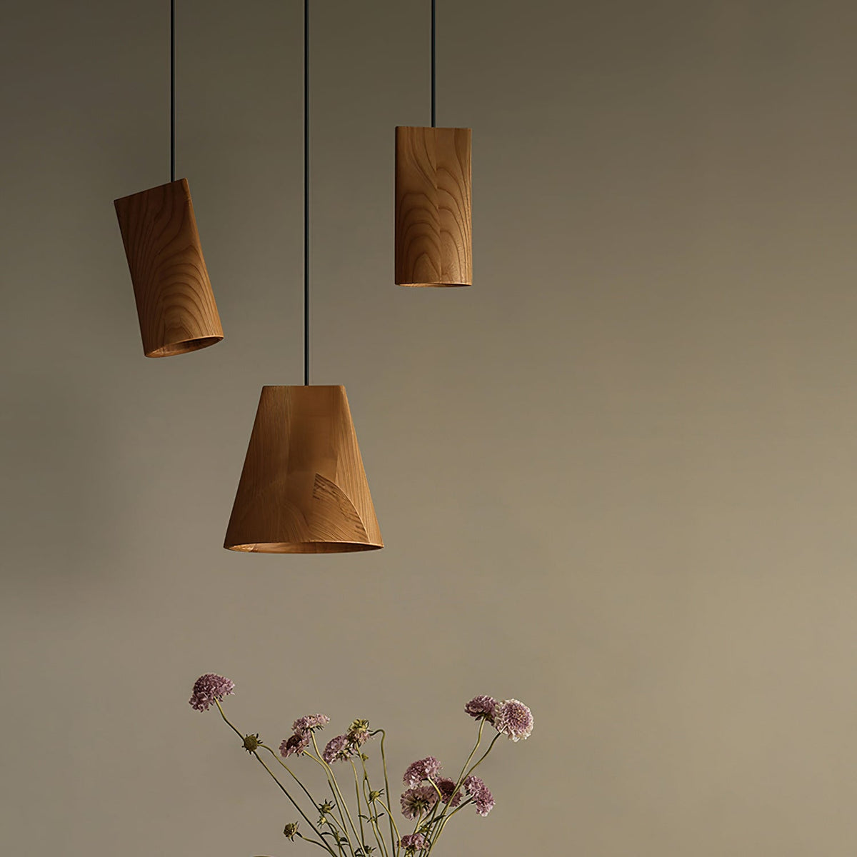 Bellwood Wood Bell Pendant Light - product view 83