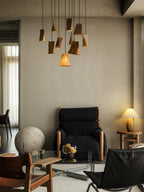 Bellwood Wood Bell Pendant Light - product view 90