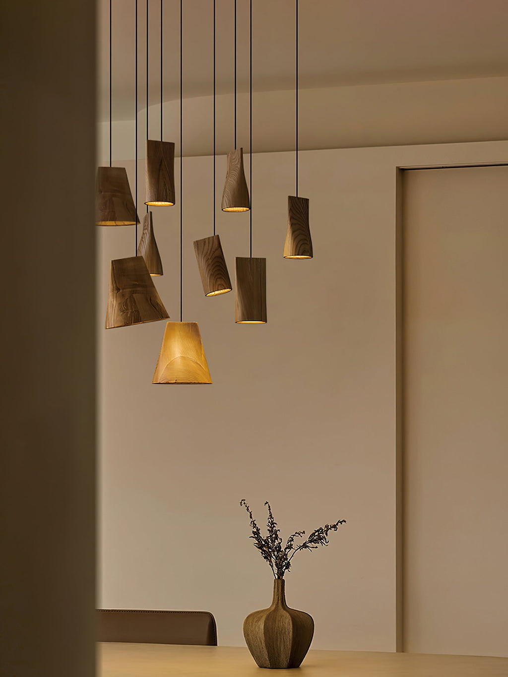 Bellwood Wood Bell Pendant Light - product view 94