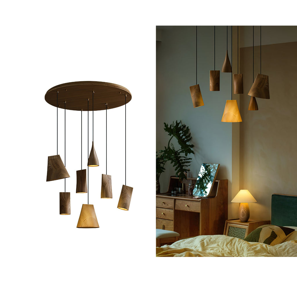Bellwood Wood Bell Pendant Light - product view 95