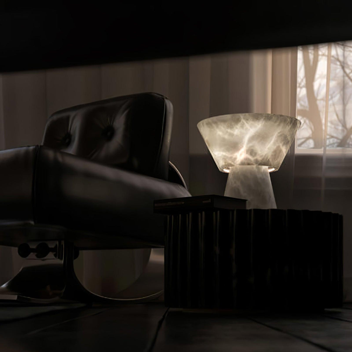 Beta Marble Table Lamp – table lamp view 8