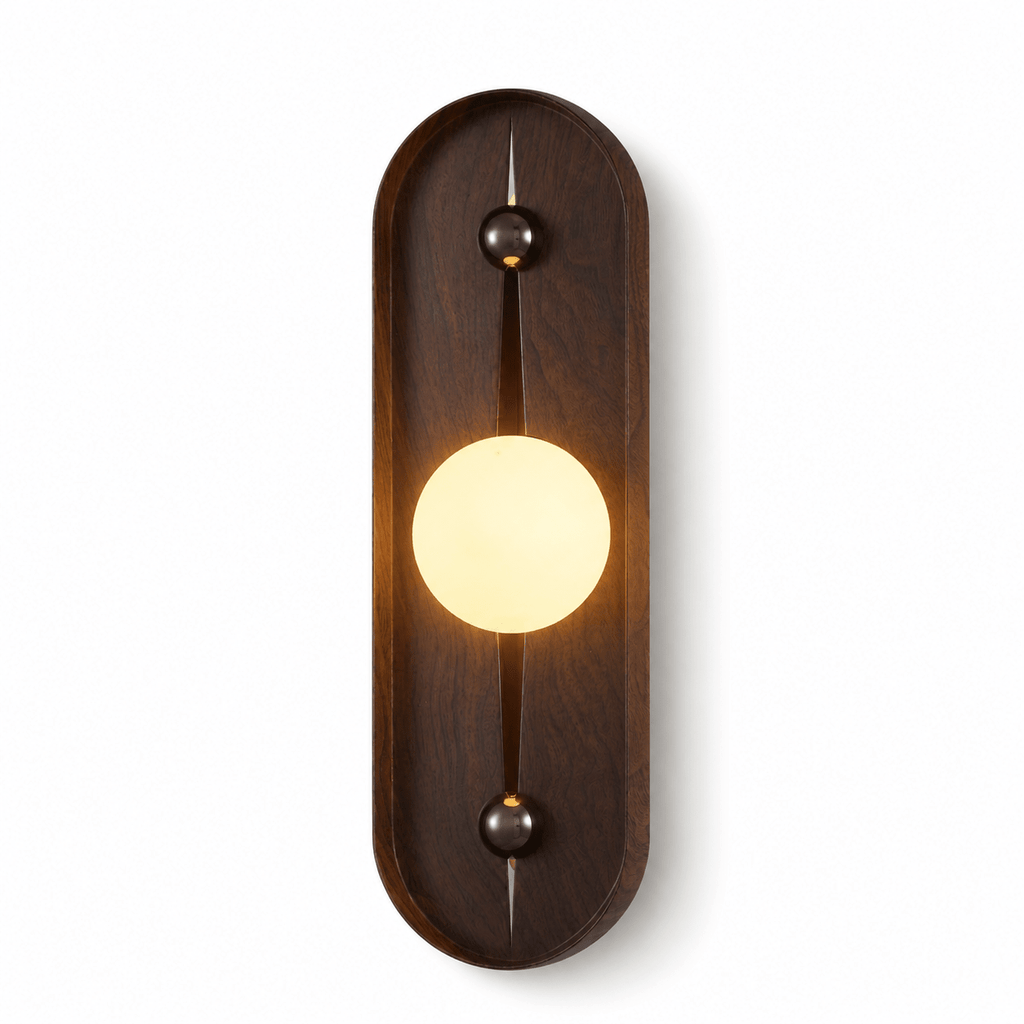 Bezel Alabaster-Look LED Wall Light – wall sconce view 25