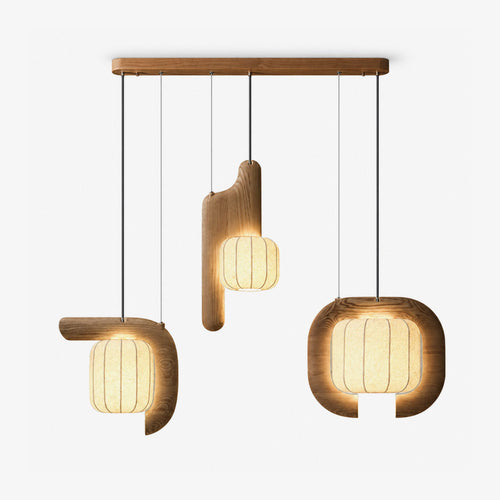 Bough Fluted Paper Pendant Lamp — product view