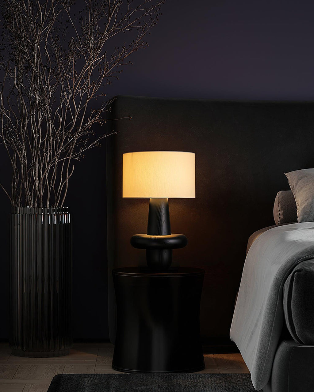Buddha Til Table Lamp — product and interior detail 7