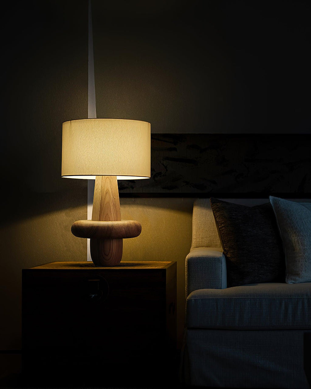 Buddha Til Table Lamp — product and interior detail 8