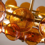 Solerin Floating Disc Glass Chandelier