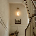 Calven Cylinder Alabaster LED Wall Sconce — product, finish and specification view 6