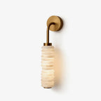 Calven Cylinder Alabaster LED Wall Sconce — product, finish and specification view 22