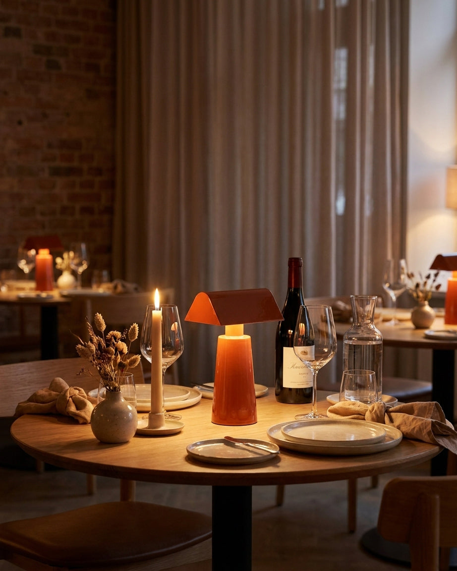 Caret Table Lamp — product and interior detail 7