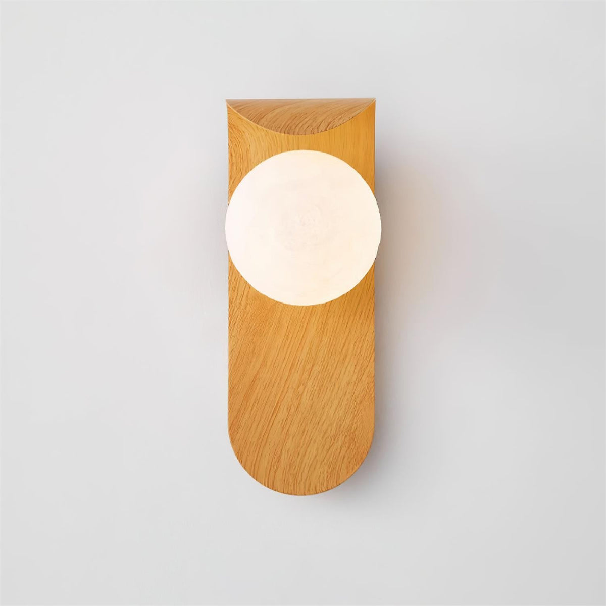 Carlyle Wood-Tone Glass Globe Wall Sconce — design detail 21