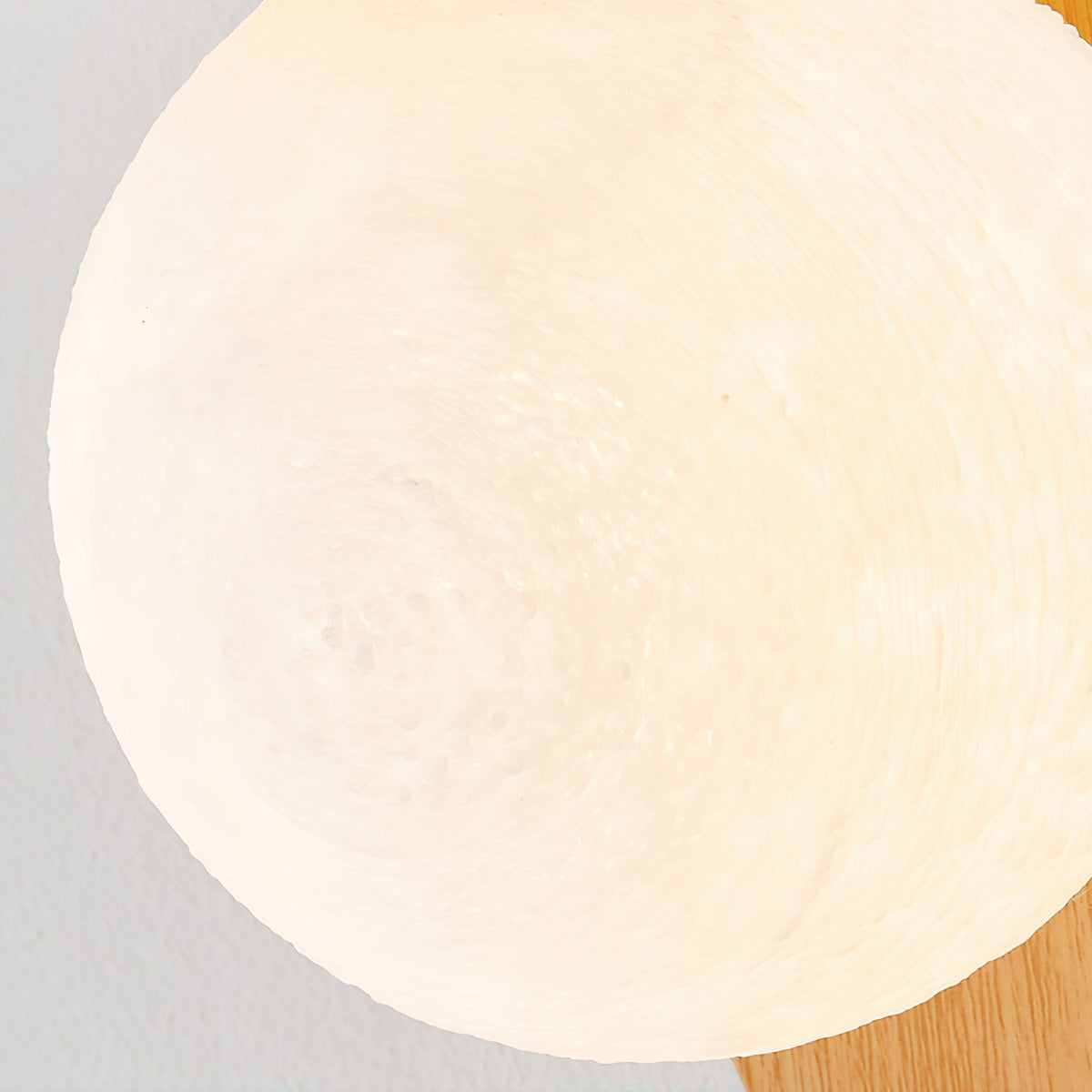 Carlyle Wood-Tone Glass Globe Wall Sconce — design detail 28
