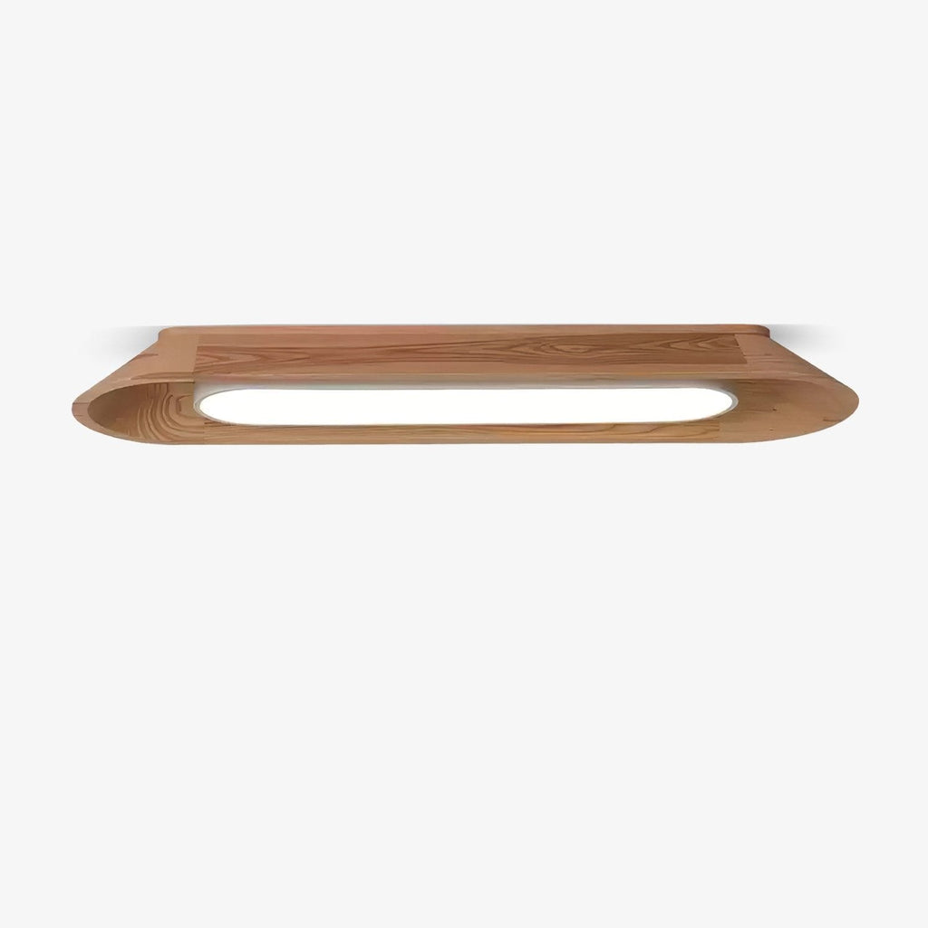 Channel Linear Wood LED Ceiling Light - product view 1