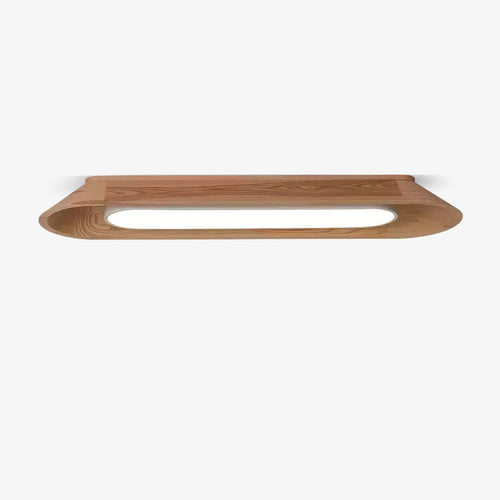 Channel Linear Wood LED Ceiling Light - product view 1