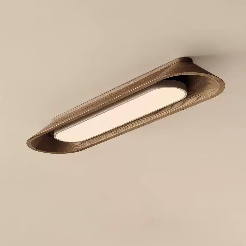 Channel Linear Wood LED Ceiling Light - product view 17