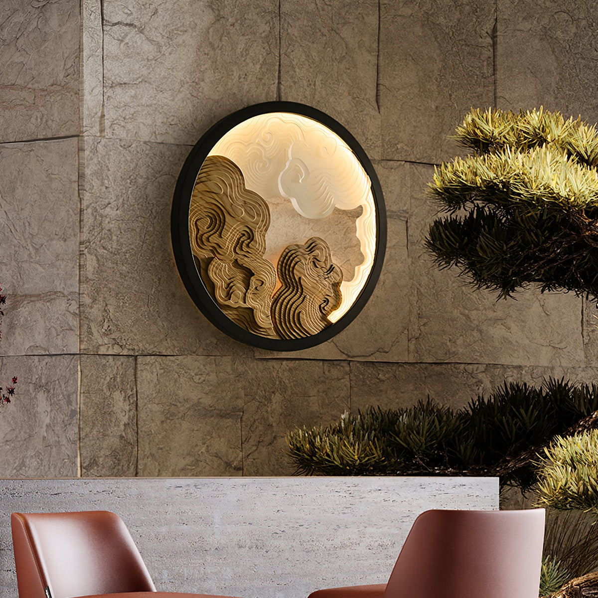 Cirrus Vista Wood LED Wall Light — design and interior detail 2
