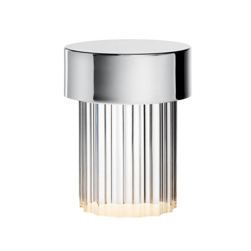 Claren Crystal Tumbler Rechargeable Lamp — finish, form and interior detail 60