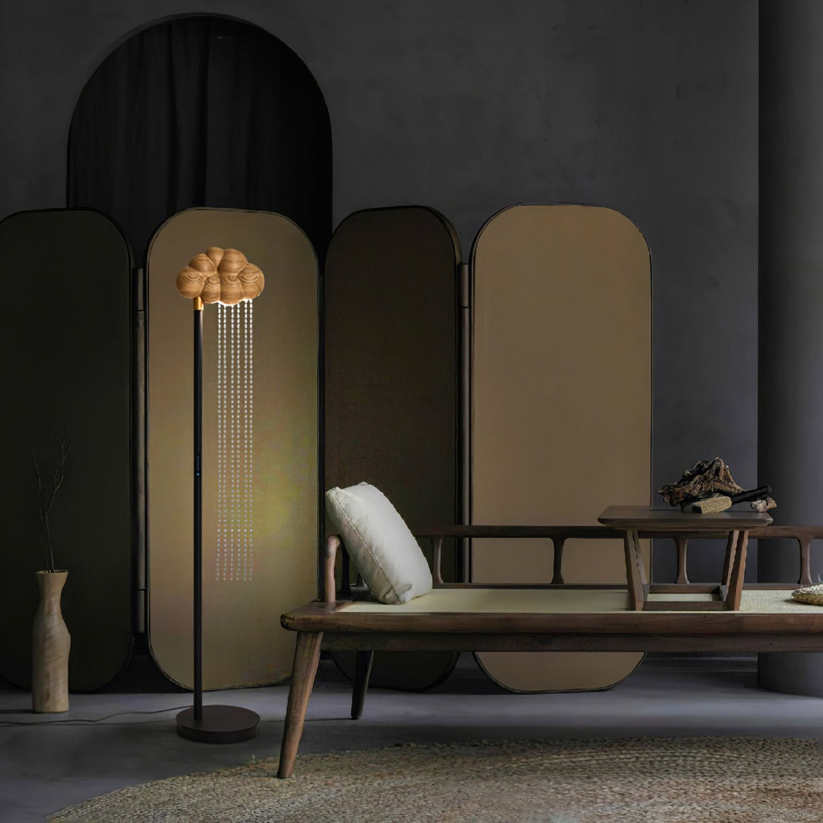 Cloud and Rain Floor Lamp — product and interior detail 3