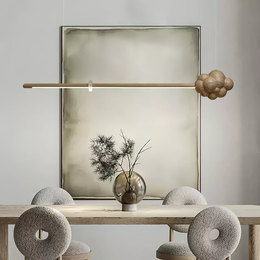 Cloud Stick Chandelier — product and interior detail 9
