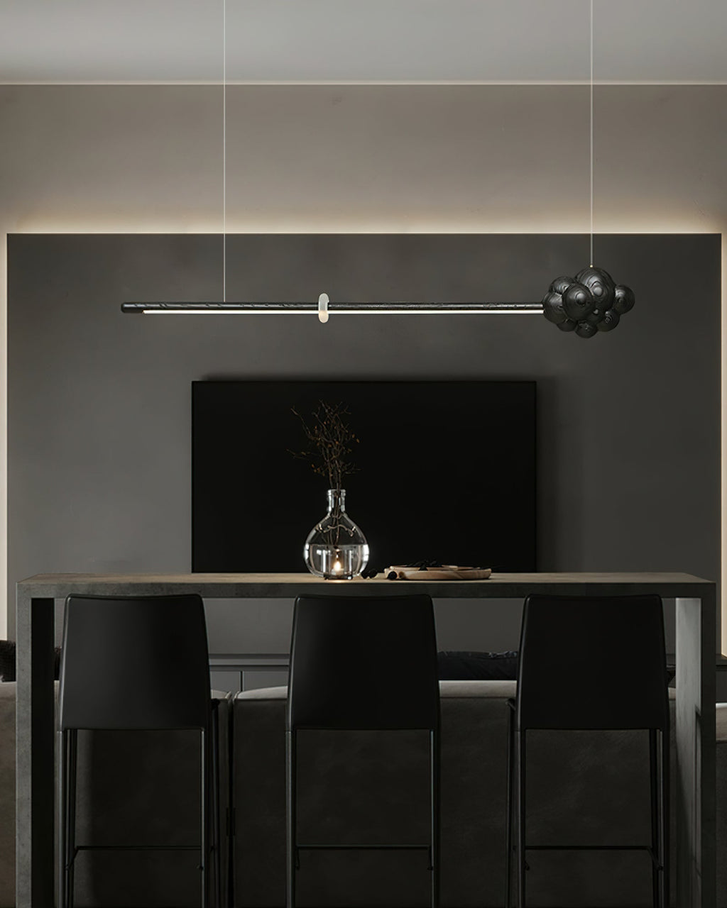Cloud Stick Chandelier — product and interior detail 18