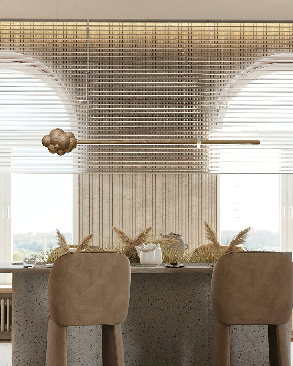 Cloud Stick Chandelier — product and interior detail 22
