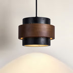 Cole Travertine and Wood Pendant Light — design and interior detail 2