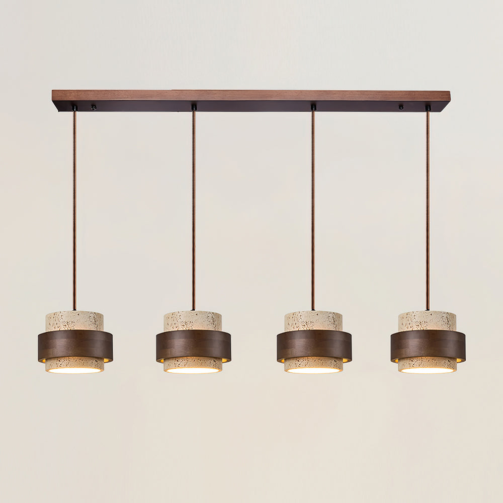Cole Travertine and Wood Pendant Light — design and interior detail 13