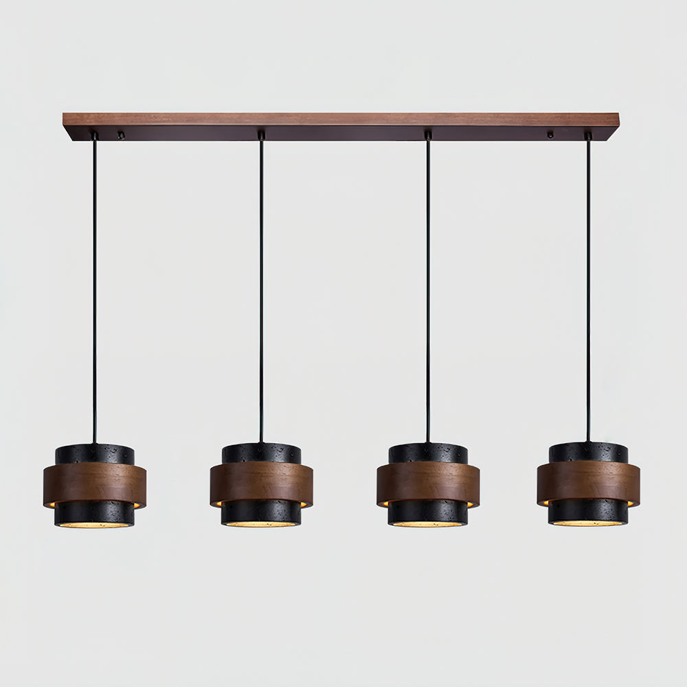Cole Travertine and Wood Pendant Light — design and interior detail 14
