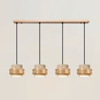 Cole Travertine and Wood Pendant Light — design and interior detail 15