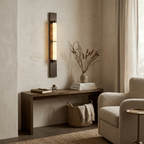 Columnar Alabaster LED Wall Sconce – wall sconce product view 4