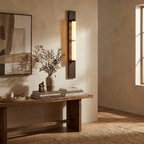 Columnar Alabaster LED Wall Sconce – wall sconce product view 6