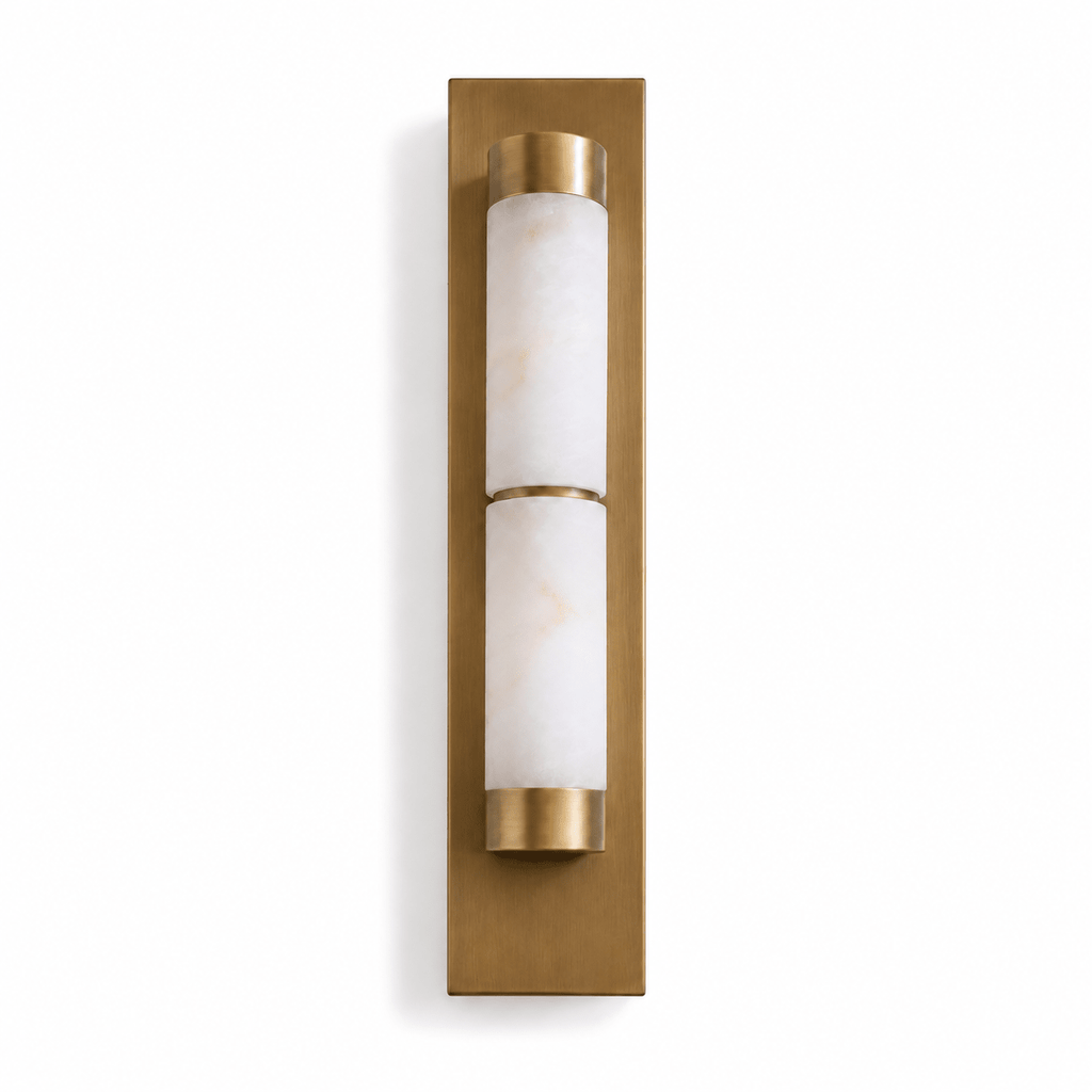 Columnar Alabaster LED Wall Sconce – wall sconce product view 22