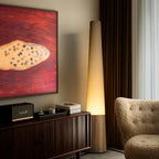 Cone Wooden Floor Lamp — product and interior detail 14