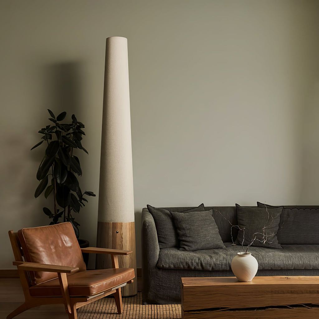 Cone Wooden Floor Lamp — product and interior detail 21