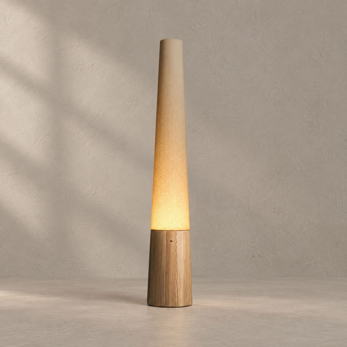 Cone Wooden Floor Lamp — product and interior detail 34