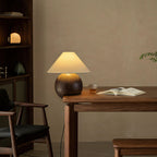 Corner Log Table Lamp — product and interior detail 5