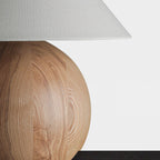Corner Log Table Lamp — product and interior detail 16