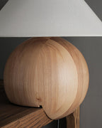 Corner Log Table Lamp — product and interior detail 17