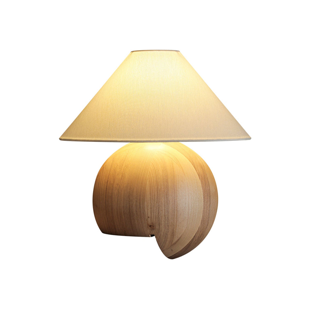 Corner Log Table Lamp — product and interior detail 24