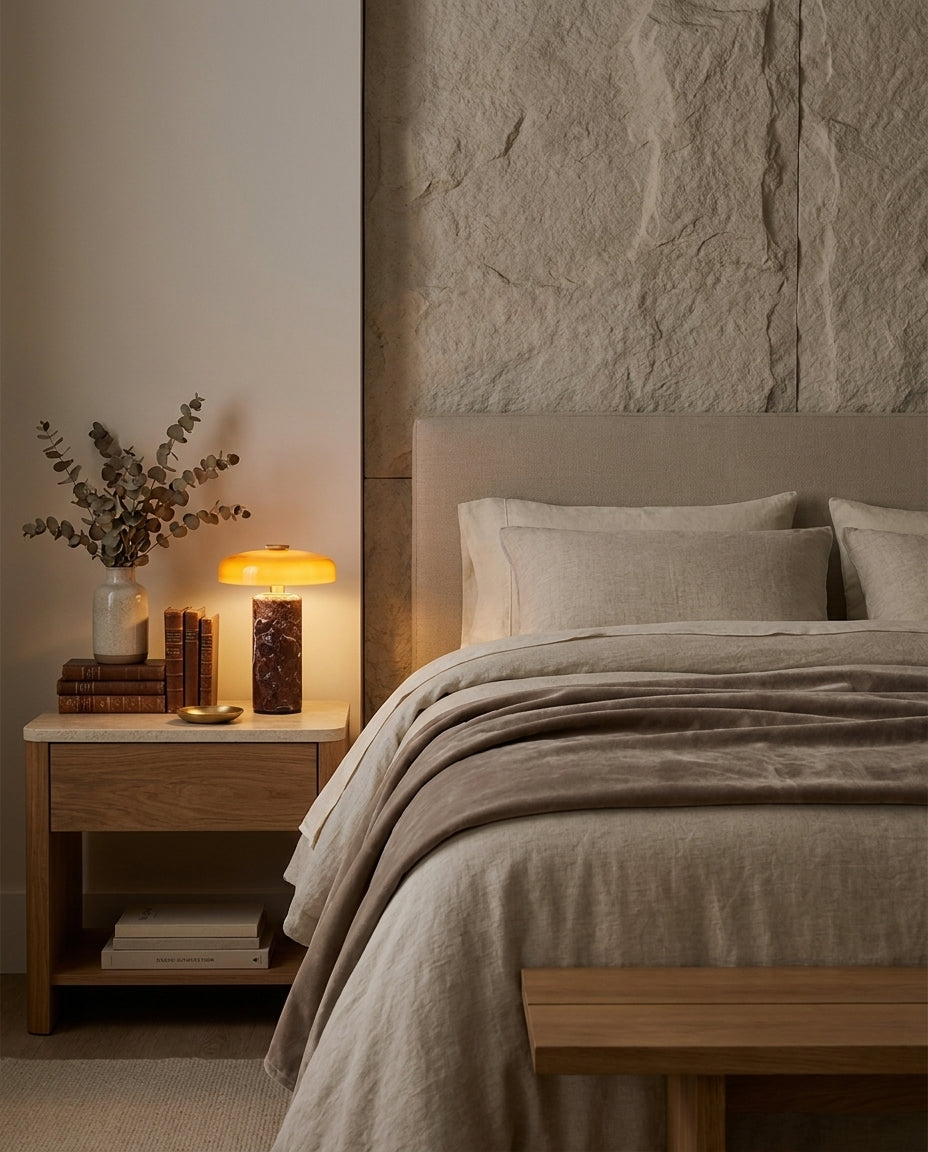 Corvella Cordless Marble Table Lamp – table lamp view 6