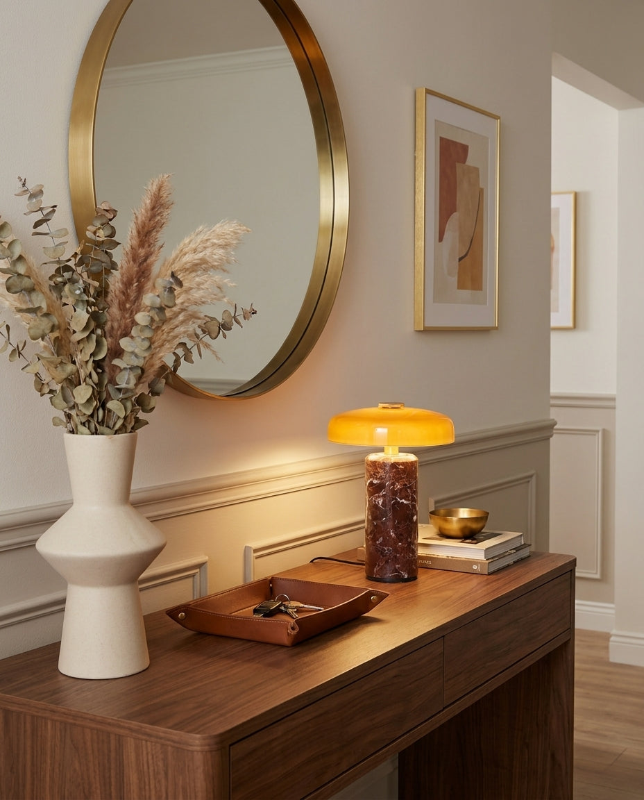 Corvella Cordless Marble Table Lamp – table lamp view 8